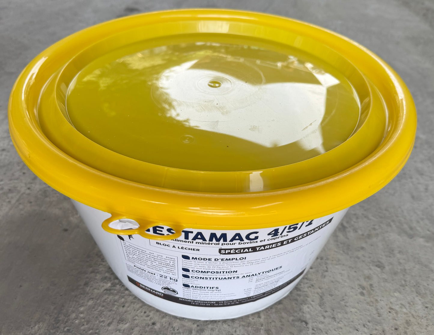 Seau minéraux GESTAMAG 4/5/7