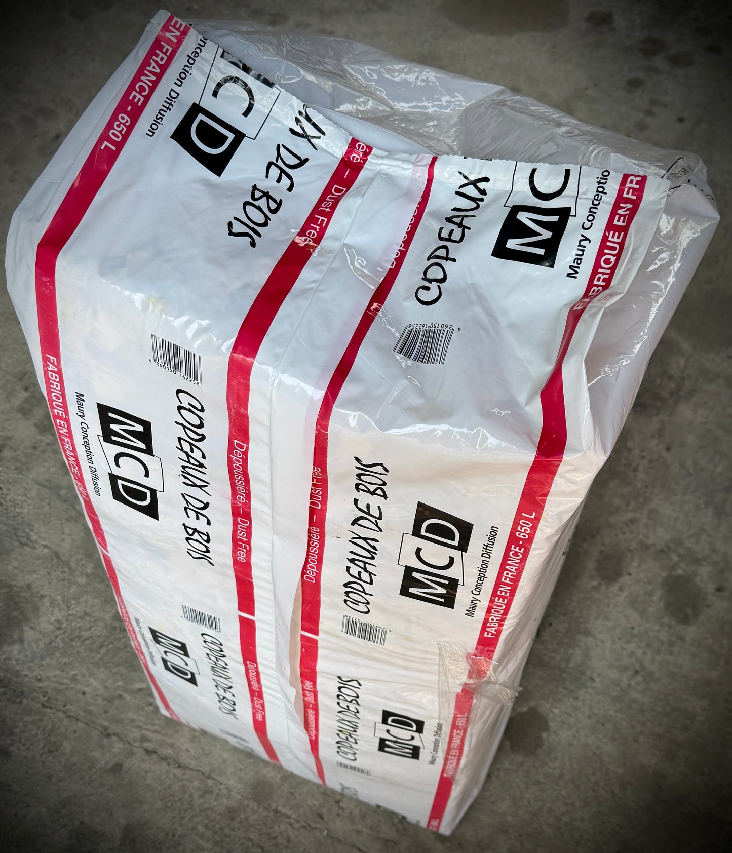 Copeaux confort dépoussiéré