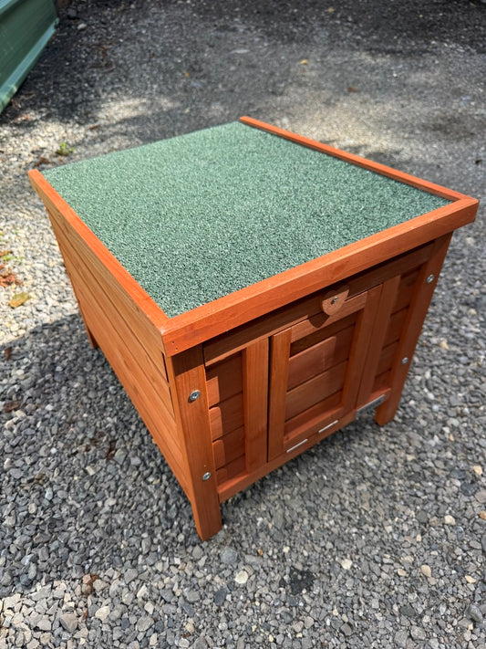 Abri avec rampe et toit ouvrable - de 42 cm