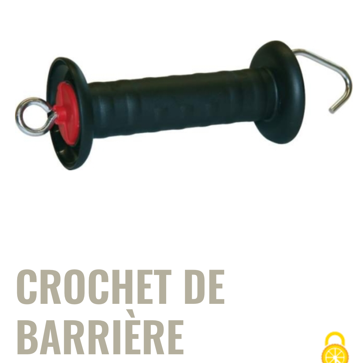 POIGNE ISOLANTE AVEC RESSORT