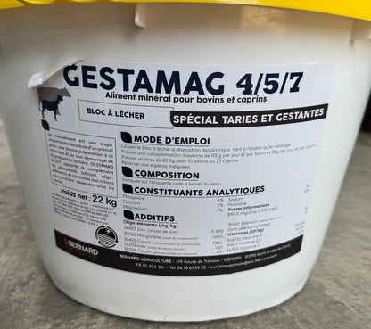 Seau minéraux GESTAMAG 4/5/7