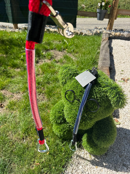 longe attache courte noir