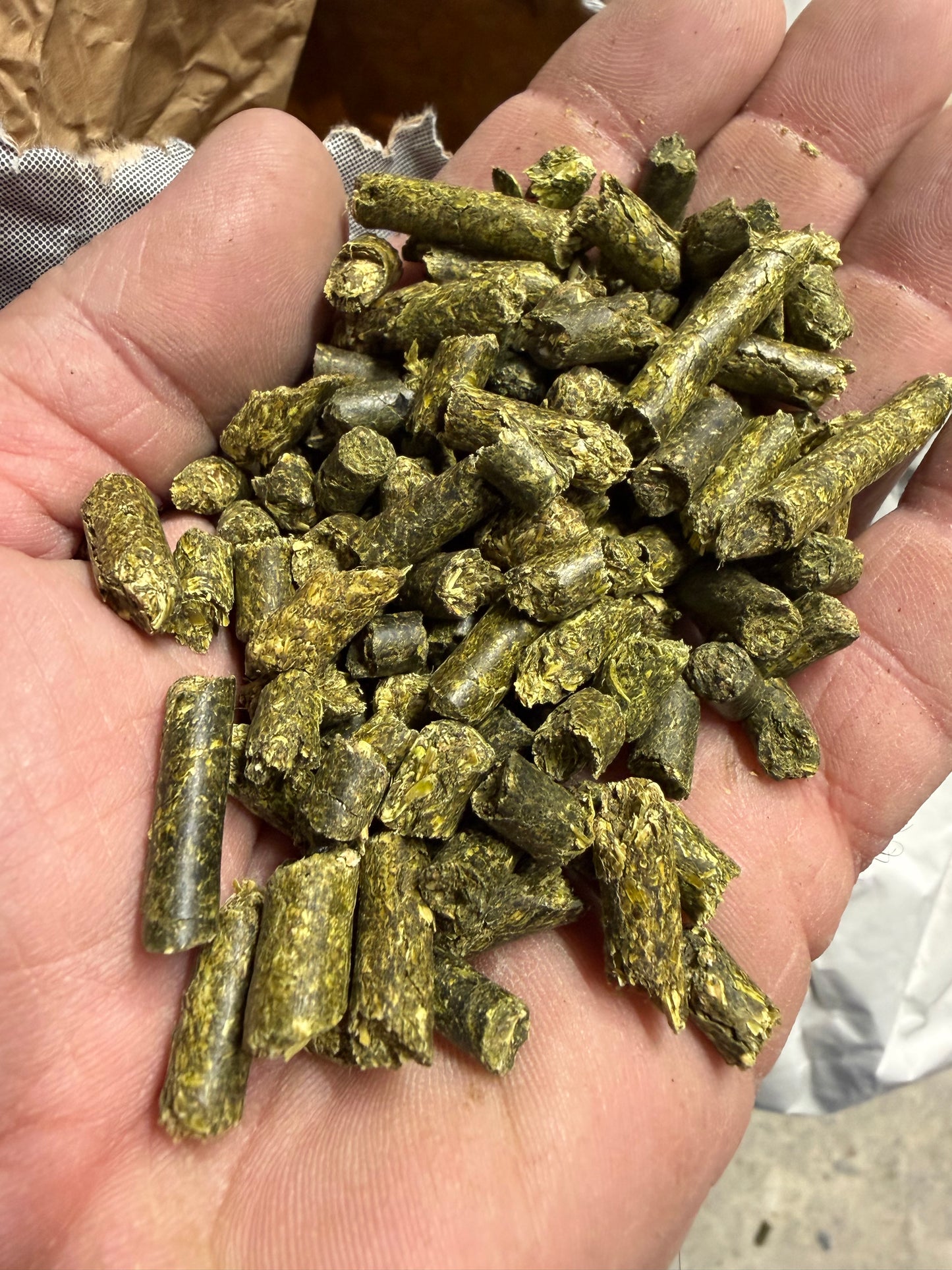 Granule de foin Bouchon de foin 100% naturel